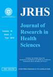 Research in Health Sciences - Volume:15 Issue: 3, Summer 2015