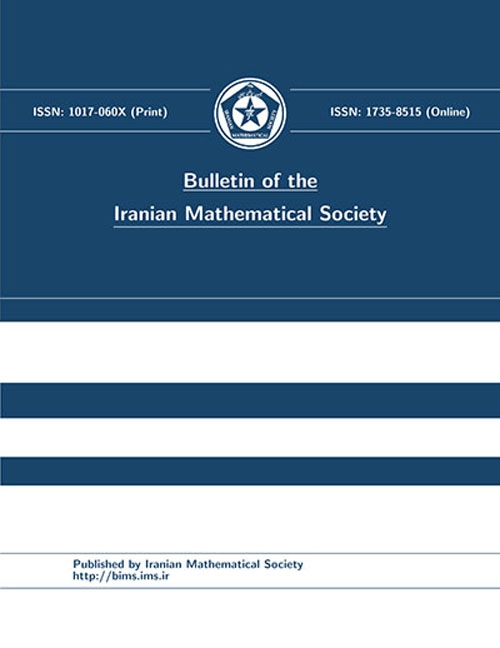 Bulletin of Iranian Mathematical Society - Volume:41 Issue: 4, 2015