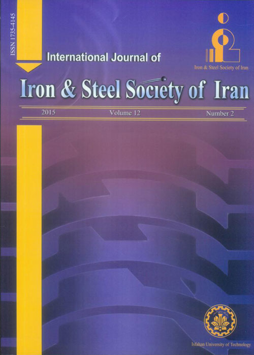 Iron and steel society of Iran - Volume:12 Issue: 2, Summer and Autumn 2015