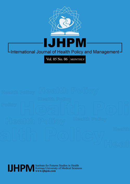 Health Policy and Management - Volume:5 Issue: 6, Jun 2016
