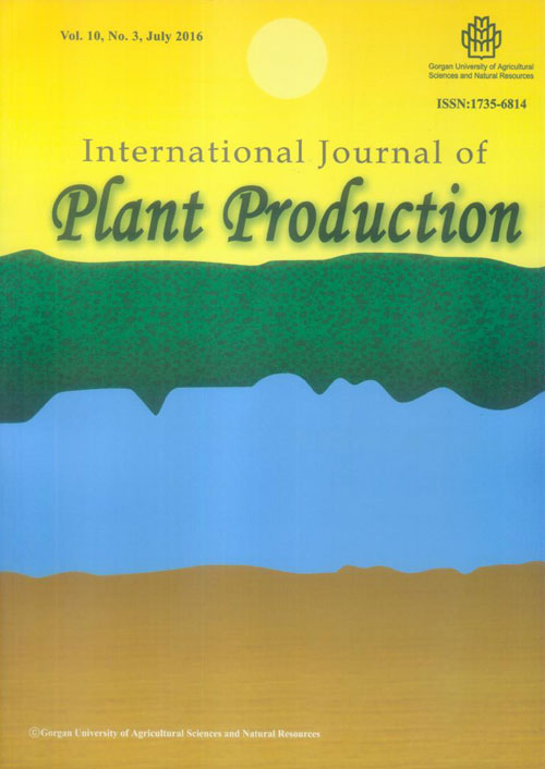 Plant Production - Volume:10 Issue: 3, Jul 2016