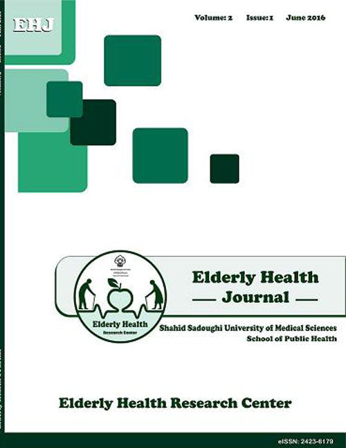 Elderly Health Journal - Volume:2 Issue: 1, Jun 2016