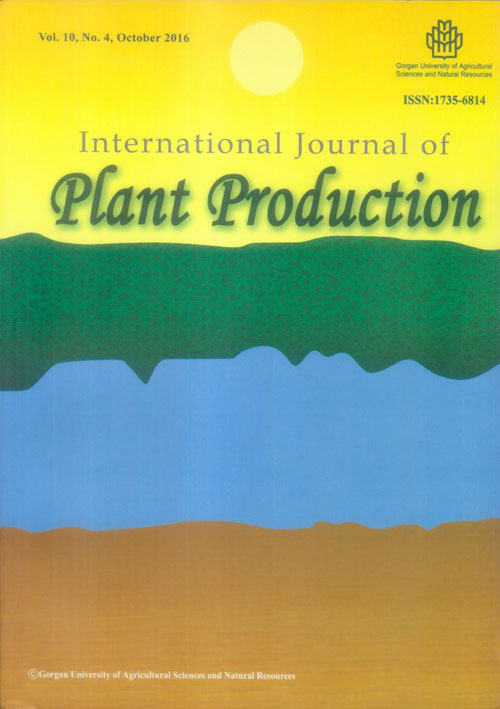 Plant Production - Volume:10 Issue: 4, Oct 2016