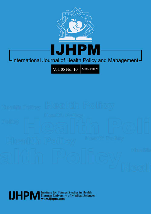 Health Policy and Management - Volume:5 Issue: 10, Oct 2016