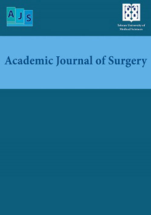 Academic Journal of Surgery - Volume:3 Issue: 1, 2016