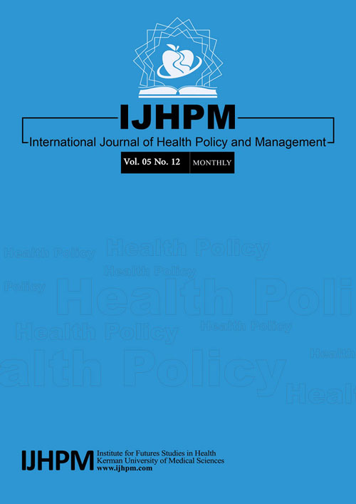 Health Policy and Management - Volume:5 Issue: 12, Dec 2016
