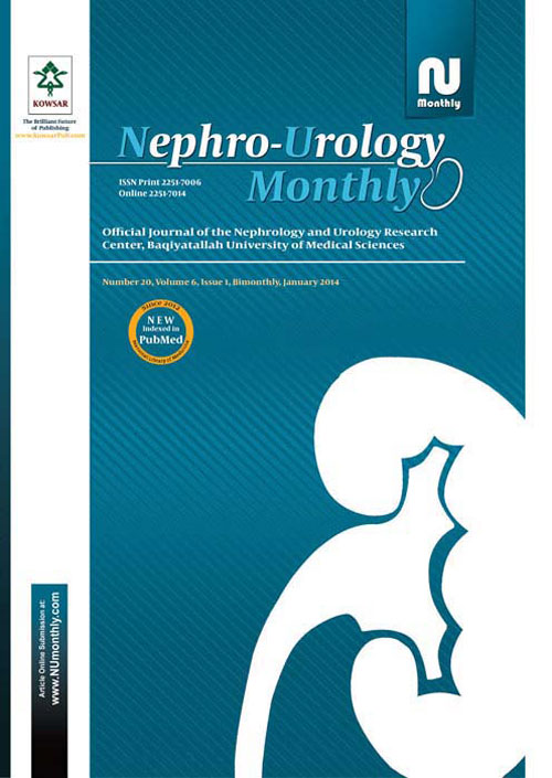 Nephro-Urology Monthly - Volume:8 Issue: 6, Nov 2016