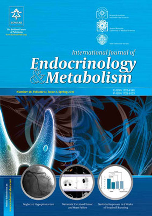 Endocrinology and Metabolism - Volume:14 Issue: 4, Oct 2016