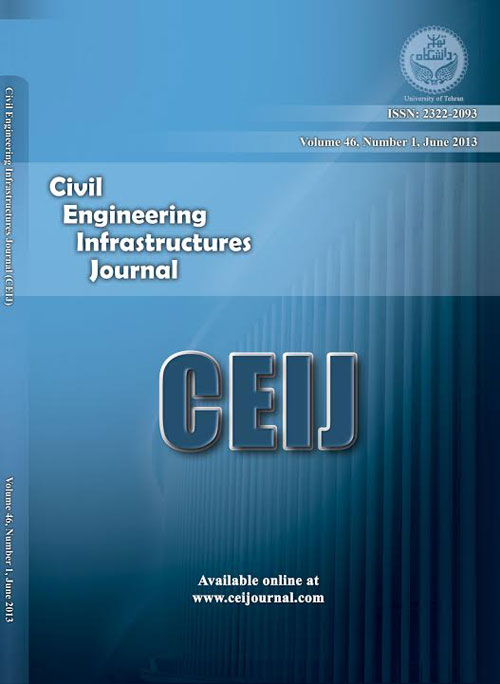 Civil Engineering Infrastructures Journal - Volume:49 Issue: 2, Dec 2016