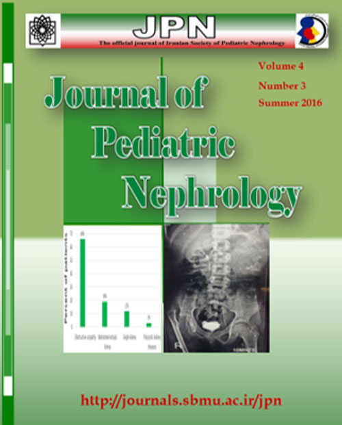 Pediatric Nephrology - Volume:4 Issue: 3, Summer 2016