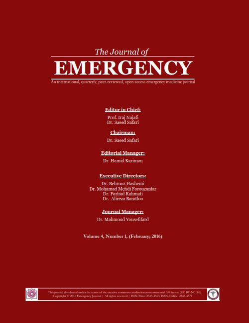 Archives of Academic Emergency Medicine - Volume:5 Issue: 1, 2017