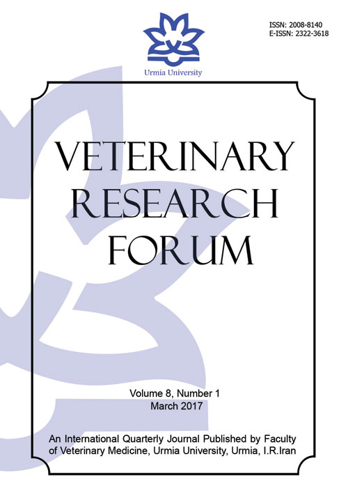 Veterinary Research Forum - Volume:8 Issue: 1, Winter 2017