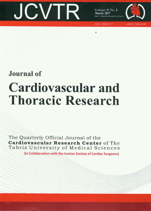 Cardiovascular and Thoracic Research - Volume:9 Issue: 1, Mar 2017
