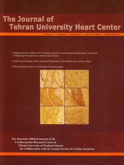 Tehran University Heart Center - Volume:12 Issue: 2, Apr 2017