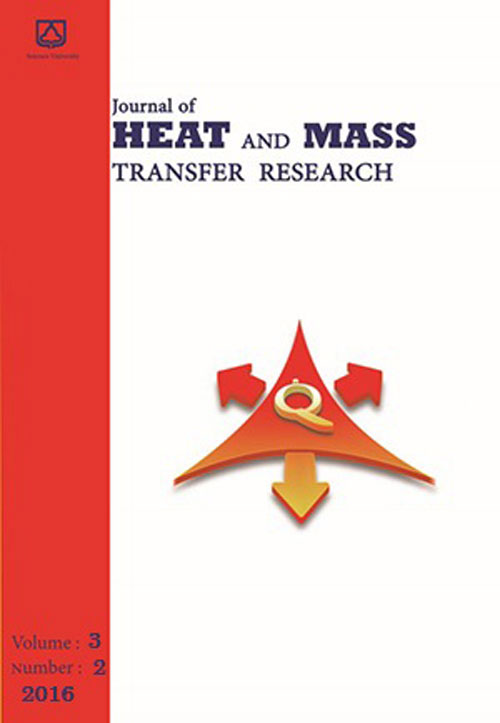 Heat and Mass Transfer Research - Volume:3 Issue: 2, Summer-Autumn 2016
