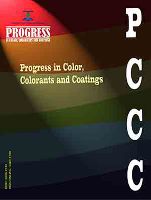 Progress in Color, Colorants and Coatings - Volume:10 Issue: 2, Spring 2017