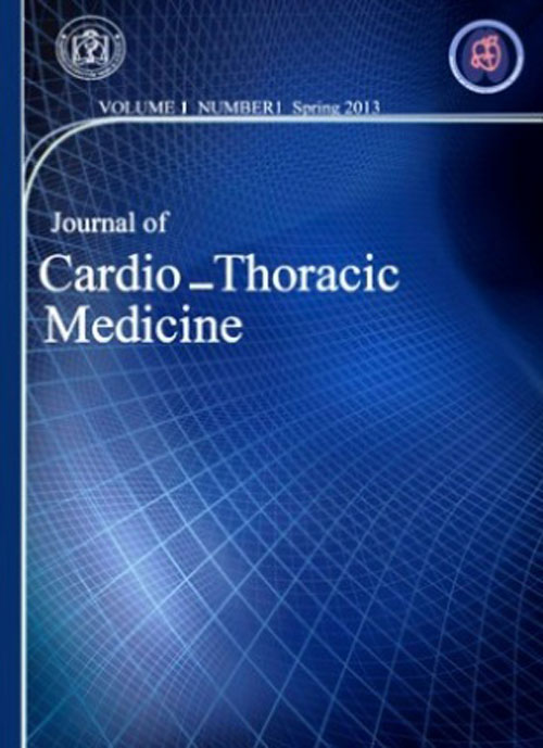 Cardio -Thoracic Medicine - Volume:5 Issue: 2, Spring 2017