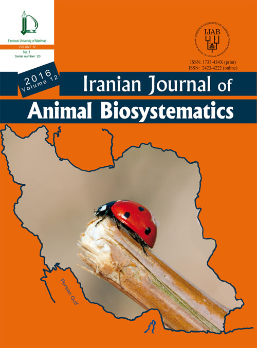 Animal Biosystematics - Volume:12 Issue: 2, Summer-Autumn 2016