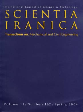Scientia Iranica - Volume:11 Issue: 1, 2004