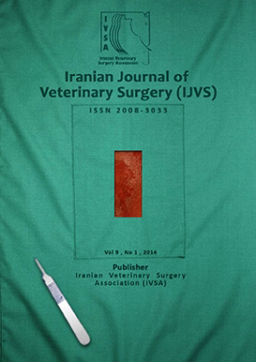 Veterinary Surgery - Volume:11 Issue: 2, Summer-Autumn 2016