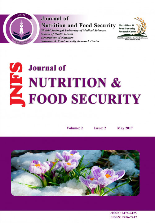 Nutrition and Food Security - Volume:2 Issue: 2, May 2017