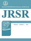 Rehabilitation Sciences and Research - Volume:3 Issue: 4, Dec 2016