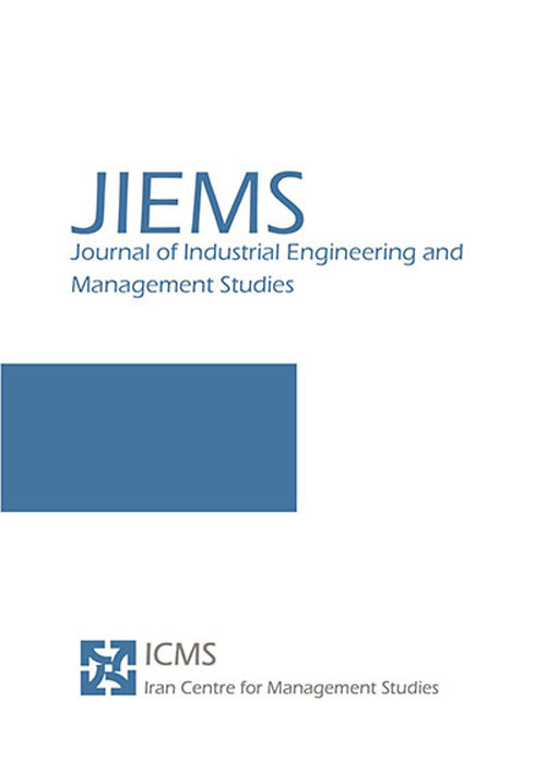 Industrial Engineering and Management Studies - Volume:3 Issue: 2, Summer-Autumn 2016