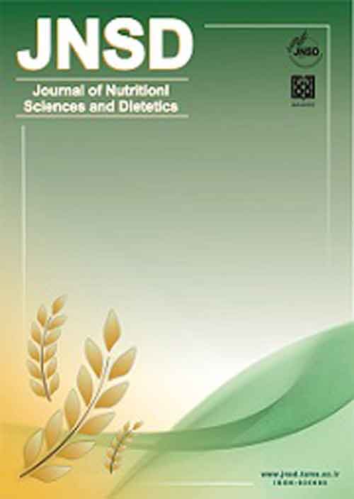 Nutritional Sciences and Dietetics - Volume:2 Issue: 3, Summer 2016