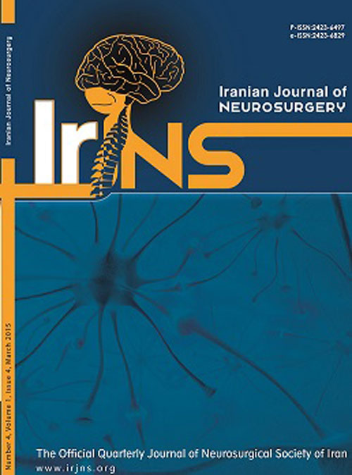 Neurosurgery - Volume:3 Issue: 1, Winter 2017
