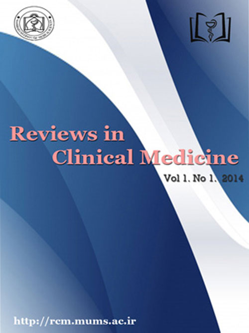 Reviews in Clinical Medicine - Volume:4 Issue: 3, Summer 2017