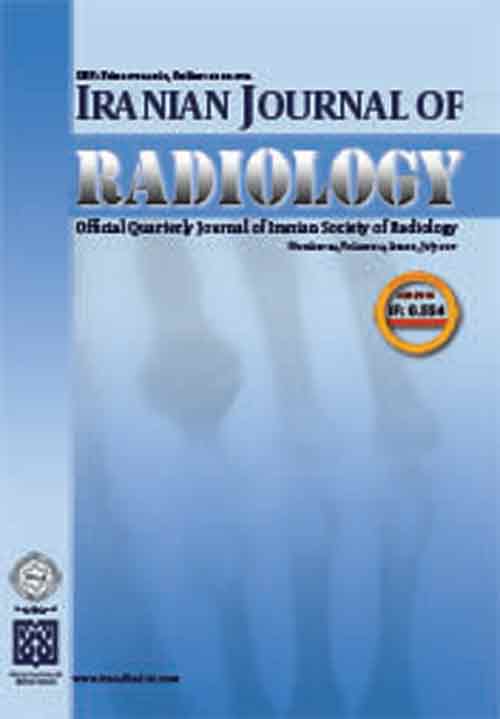 Iranian Journal of Radiology - Volume:14 Issue: 3, Jul 2017