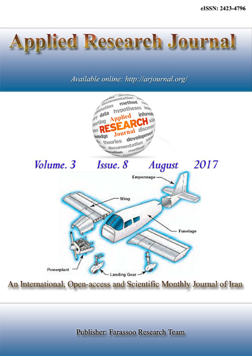 Applied Research - Volume:3 Issue: 8, Aug 2017