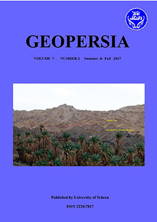 Geopersia - Volume:7 Issue: 2, Summer- Autumn 2017