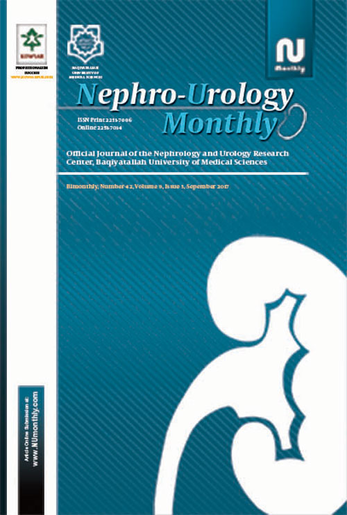 Nephro-Urology Monthly - Volume:9 Issue: 6, Nov 2017