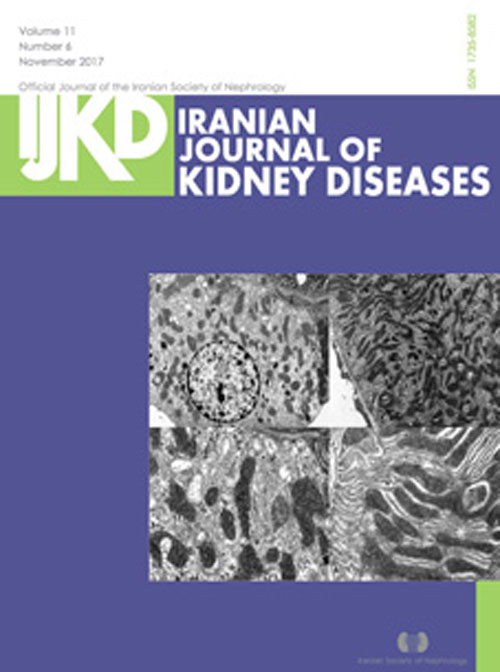 Kidney Diseases - Volume:11 Issue: 6, Nov 2017