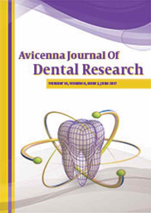 Avicenna Journal of Dental Research - Volume:9 Issue: 3, Sep 2017