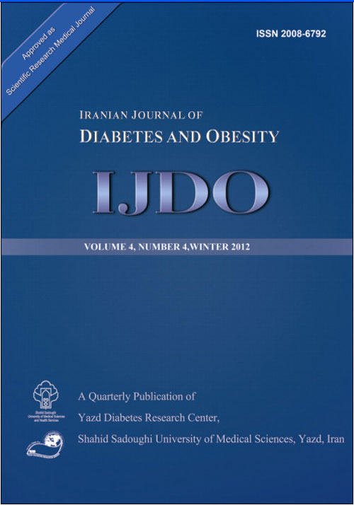 Diabetes and Obesity - Volume:9 Issue: 3, Autumn 2017