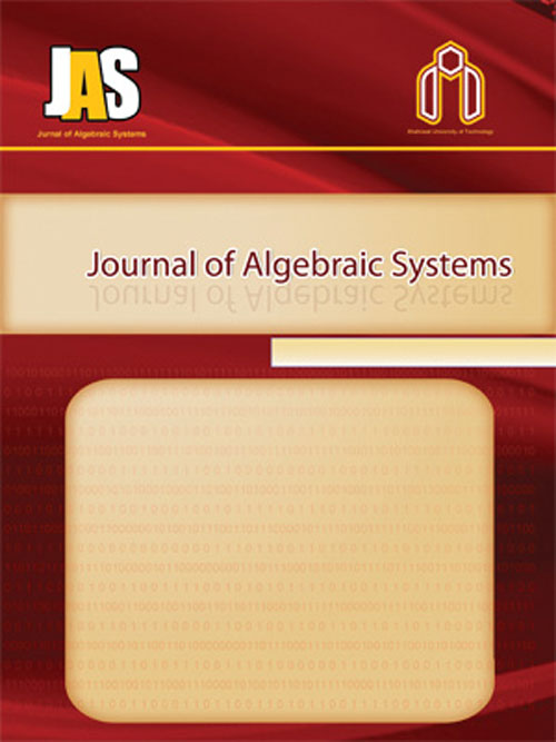 Algebraic Systems - Volume:5 Issue: 2, Winter - Spring 2018