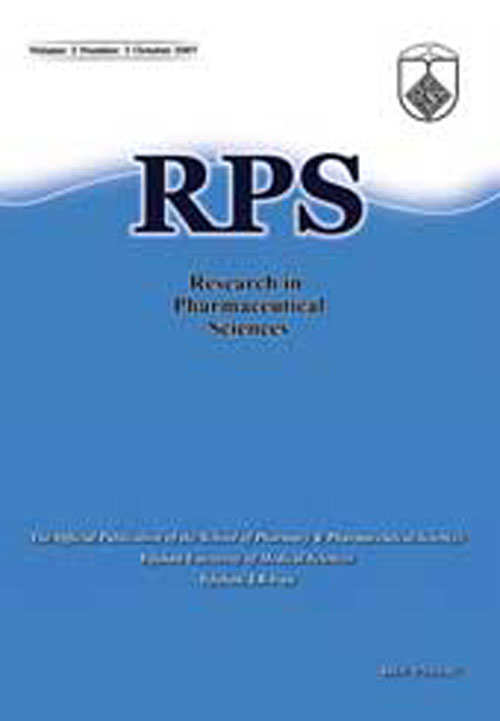 Research in Pharmaceutical Sciences - Volume:13 Issue: 1, Feb 2018