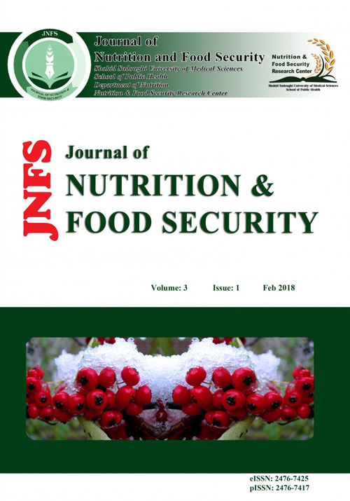 Nutrition and Food Security - Volume:3 Issue: 1, Feb 2018
