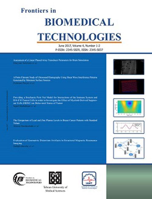 Frontiers in Biomedical Technologies - Volume:4 Issue: 1, Winter-Spring 2027