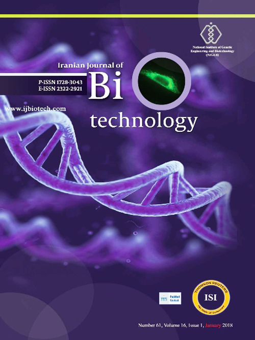 Biotechnology - Volume:16 Issue: 1, Winter 2018