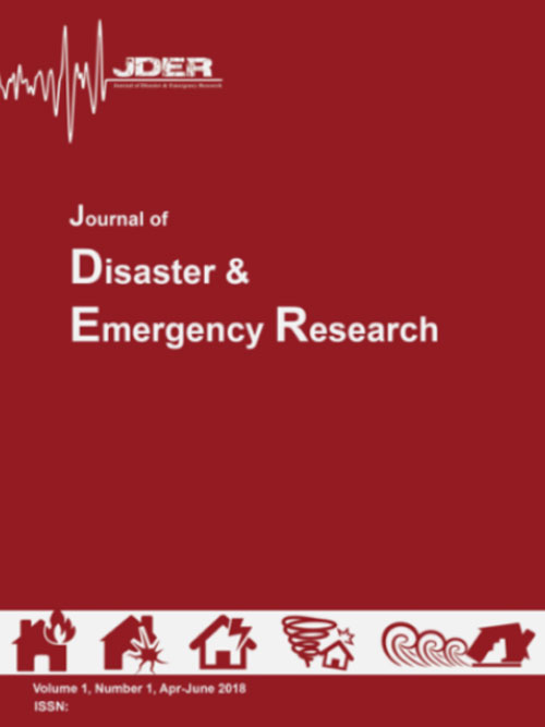 Disaster and Emergency Research - Volume:1 Issue: 1, Mar 2018