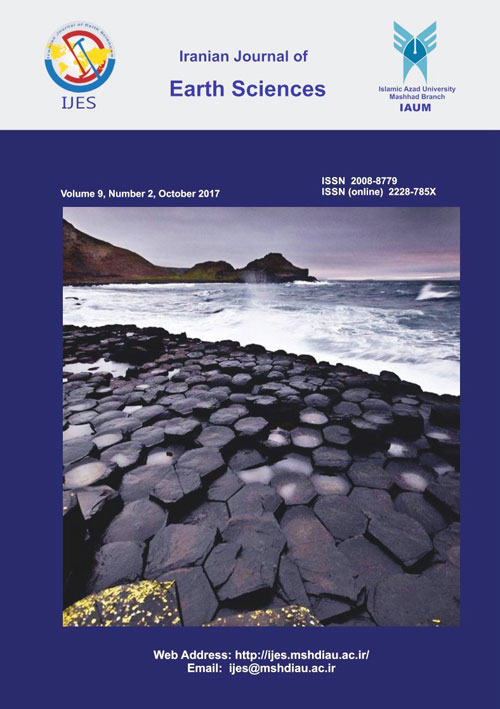Earth Sciences - Volume:9 Issue: 2, Oct 2017