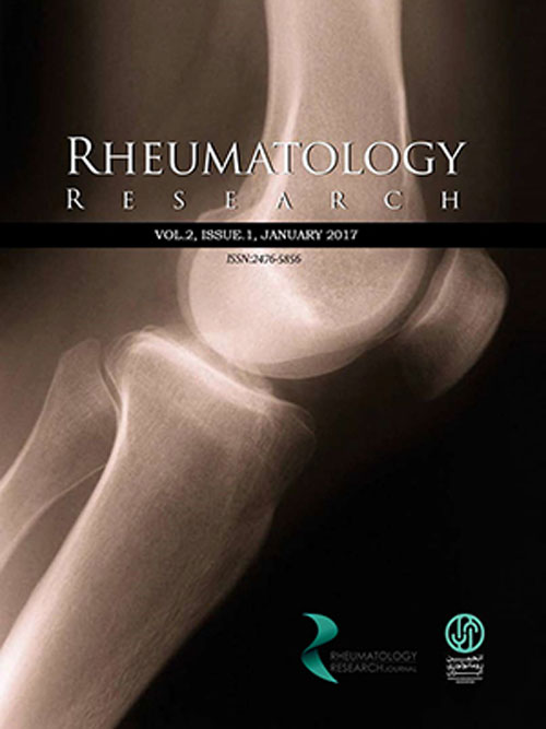 Rheumatology Research Journal - Volume:3 Issue: 2, Spring 2018