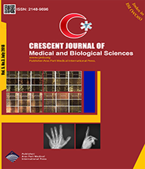 Crescent Journal of Medical and Biological Sciences - Volume:5 Issue: 3, Jul 2018