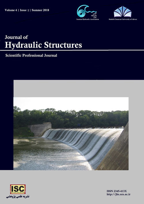 Hydraulic Structures - Volume:4 Issue: 1, Summer 2018