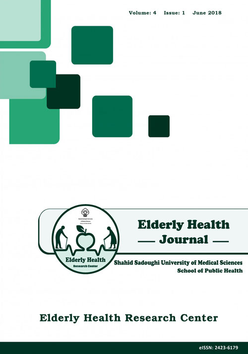 Elderly Health Journal - Volume:4 Issue: 1, 2018 Jun
