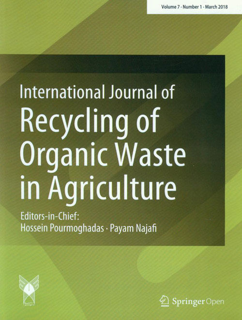 Recycling of Organic Waste in Agriculture - Volume:7 Issue: 1, Winter 2018