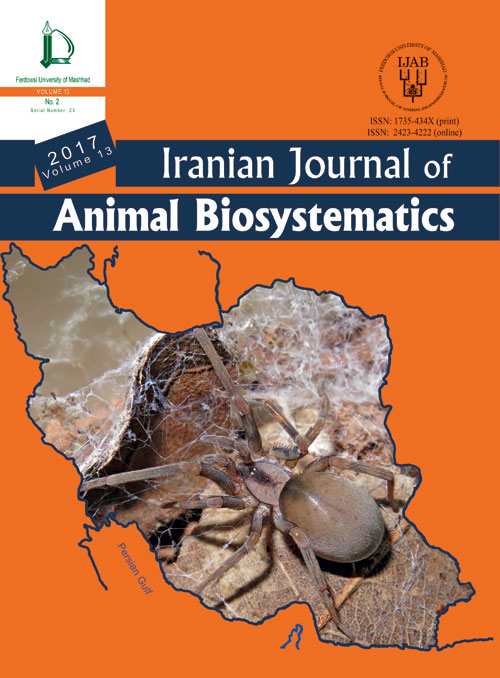 Animal Biosystematics - Volume:13 Issue: 2, Summer-Autumn 2017